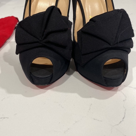 Christian Louboutin Open Toe Pumps - Picture 12 of 13